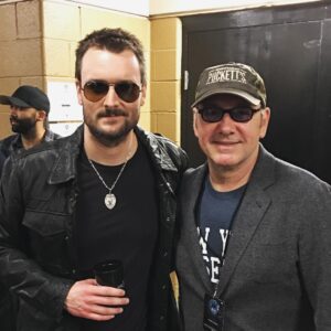 Kevin Spacey Instagram - Lookin' shadey backstage with Eric Church