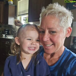 Kevin Stones Instagram - We are getting busy here in Vegas with new projects, so Michelle got back to Canada for a quick granddaughter fix.
