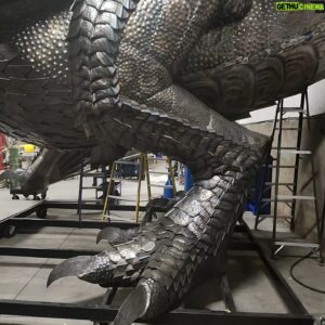 Kevin Stones Instagram - Drogons leg
55ft steel dragon