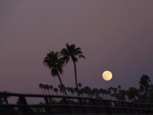 Khaled Abol Naga Instagram - Super Moon Rise in LA