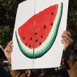 Khaled Abol Naga Instagram - Everything is changing now, colonial settlement project in the ME is losing it
Even with all the RED TAPE restrictions on FACEBOOK & social media
They can ban flags all they want (pathetic by the way)..

https://www.nytimes.com/2023/12/27/style/watermelon-emoji-palestine.html