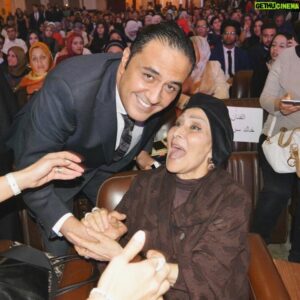 Khaled Sarhan Instagram - مع امنا الفنانة القديرة سهير البابلي ♥️