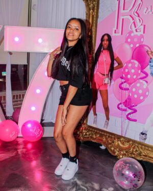 Khali Daniya-Renee Spraggins Instagram - if young and turnt was a person !