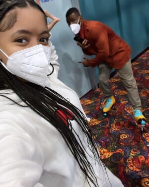 Khali Daniya-Renee Spraggins Instagram - Happy birthday to my big brother on AND off screen❤️❤️❤️ from helping me find a prom dress to taking me on red or yellow carpets 😂 I know if I need anything I could call you💞you grown na ACT LIKE IT😂😂😂😂 @jermellesimon