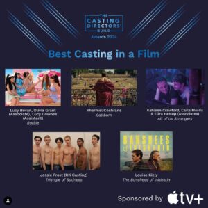 Kharmel Cochrane Instagram - Delighted to be nominated for three different categories in the CDG awards this year, what an honour to be nominated amongst such incredible company!

Congratulations to all nominated!x