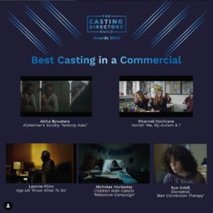 Kharmel Cochrane Instagram - Delighted to be nominated for three different categories in the CDG awards this year, what an honour to be nominated amongst such incredible company!

Congratulations to all nominated!x