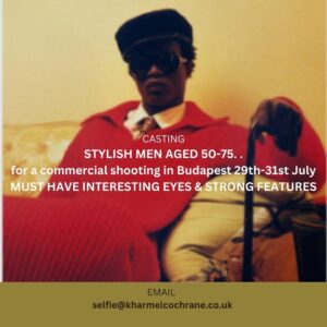 Kharmel Cochrane Instagram - CASTING CALL | Looking for various roles for an upcoming commercial shooting in Budapest from 29th - 31st July. 

Should have striking looks and unique faces! 

If interested, please email selfie@kharmelcochrane.co.uk with your name, where you are based and a recent photo!