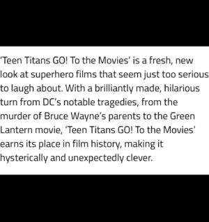 Khary Payton Instagram - UPDATE: #7!  Teen Titans Go To The Movies! is #8 on Netflix so go watch it and laugh your little butts off!! To commemorate the moment, here is one of my favorite reviews by someone who despite the fact that our SHOW apparently ruined and destroyed their childhood could not help but say our MOVIE is one of the best films of the year! 😂 We’ll get you all eventually! #TeenTitansGo #TeenTitans #TitansTogether #TitansForever