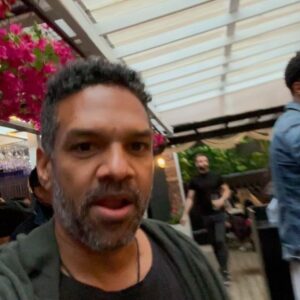 Khary Payton Instagram - Throw back to a rainy Manchester last year, hanging with Rufio and A-Train.