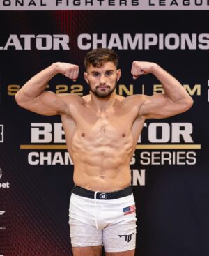 Khasan Magomedsharipov Instagram - #BellatorDublin Official Weigh In Result ⚖️ 

Khasan Magomedsharipov - 145.8lbs ✅ 
Tyler Mathison - 146lbs ✅ 

Presented by @ThatPrizeGuy 🤝

#BellatorDublin | TOMORROW
Live on MAX | 12P ET