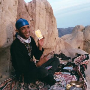 Khylin Rhambo Instagram - I remember I kept pulling this card. The Fool. Every time I saw it I’d feel a small increase in my heart rate. That feeling you get when you know something is true. 

Depiction: The Fool is usually depicted as a beggar or a vagabond, he wears ragged clothes & stockings without shoes, and carries a stick on his back.

Meaning: The Fool represents new beginnings, having faith in the future, being inexperienced, not knowing what to expect, having beginner's luck, improvisation and believing in the Universe 

My life has been nothing short of an adventure that I can by no means call out what’s going to happen next. 

This is just an image of me being entirely ok with that fact. On for the ride.