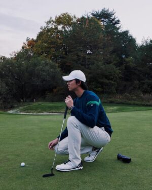Ki Do-hun Instagram - I love golf and thank you #greencup  My brand #wideangle