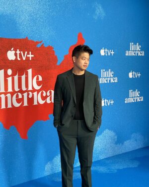 Ki Hong Lee Instagram - At the #LittleAmerica Premiere last night. Series premieres this Friday, Dec. 9th. on @appletvplus. Special thanks to @fonghwang for coming out with me and so happy to be reunited with the cast @official.alankim and Bruce. Missing @leejungeun69 선배님/누나 ❤️❤️❤️