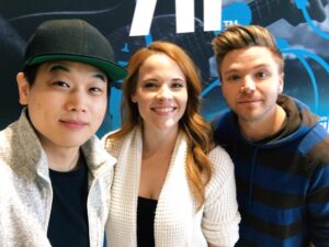 Ki Hong Lee Instagram - Hung out with these two this AM. Check out the interview @brettdavernshow