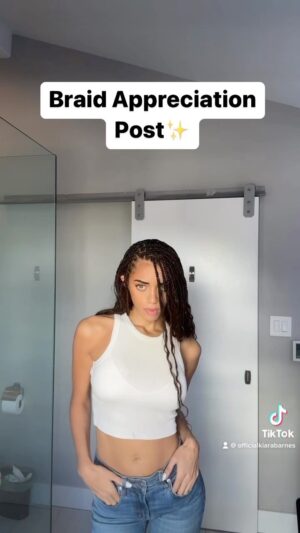 Kiara Barnes Instagram - Braid Appreciation Post✨ with @braidedglory 🕊️🤍✨