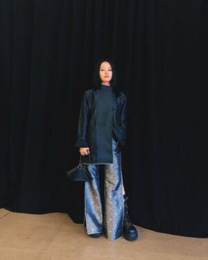 Kiki Sukezane Instagram - Wearing @dawangnewyork 
with @yuheeyang