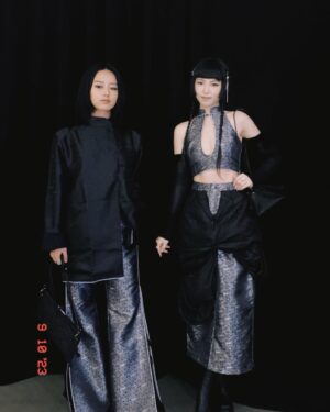 Kiki Sukezane Instagram - Wearing @dawangnewyork 
with @yuheeyang
