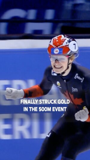 Kim Boutin Instagram - 🔥 There’s always a first for everything, and this weekend at the #WorldShortTrack Championships 🇳🇱, it was no exception! 💪

#ShortTrackSkating