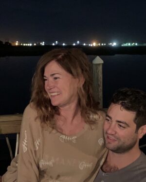 Kim Delaney Instagram - #summernights #myboy #myhome 💚 #karmaforacure
