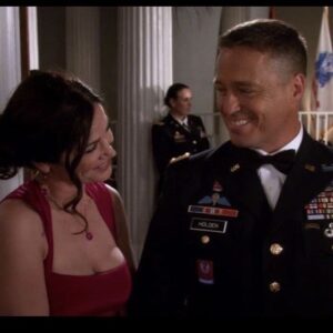 Kim Delaney Instagram - #fbf Claudia Joy and Michael Holden #armywives 🌹