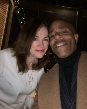 Kim Delaney Instagram - Pretty night with my pretty hubby!
💚