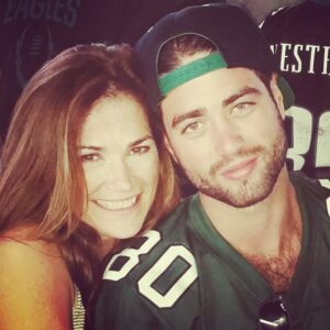Kim Delaney Instagram - #nationalsonday of course, I had to post! #myson #mymoonandstars #jack #myhome 💚🍀