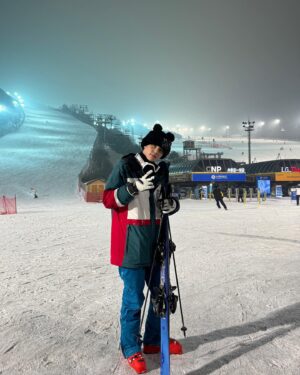 Kim Dong-han Instagram - 첫스키 재밌었다..!ㅋㅋㅋㅋ⛷️⛷️