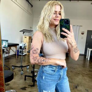 Kimberly Caldwell Instagram - Ok this little mid-life crisis is getting kinda pricey. Maybe I’ll get a little red corvette or shave my head next. Taking suggestions. #41yearsyoung💋