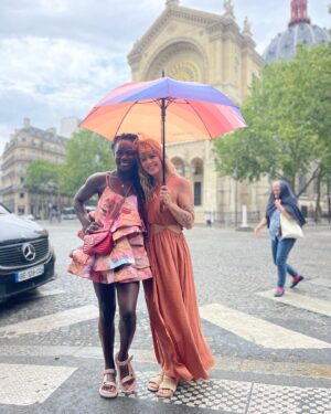 Kimberly Caldwell Instagram - Paris Couture Fashion Week 🇫🇷 Shopping, sipping, “working”, discovering, and exploring with @tune2tunde @nike