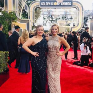 Kimberly Caldwell Instagram - In honor of the @goldenglobes 🏆 
My fave shoot ever surprising this fire fighter who fought on the front lines of the Woolsey fire for three days straight with a makeover and a trip to the Golden Globes to meet all her favorite celebrities! @nbccalive 🔥 @kadykepner