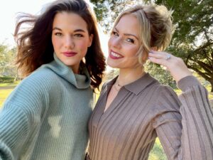 Kimberly Caldwell Instagram - Love spending the holidays with my ugly little sister 💋#tiedtogether @kcaldwell425