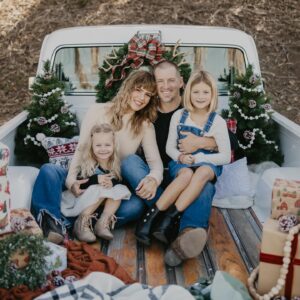 Kimberly Caldwell Instagram - Us 2023. 🎄
You captured our ❤️. 
First family photos with no tears thanks to you! 📷@nolafontanezphotography