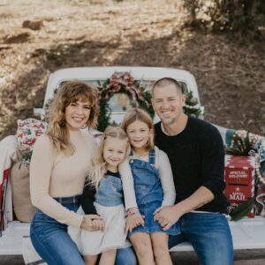 Kimberly Caldwell Instagram - Us 2023. 🎄
You captured our ❤️. 
First family photos with no tears thanks to you! 📷@nolafontanezphotography