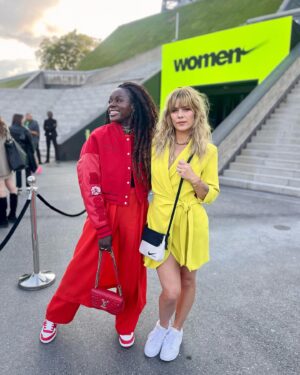 Kimberly Caldwell Instagram - Paris Couture Fashion Week 🇫🇷 Shopping, sipping, “working”, discovering, and exploring with @tune2tunde @nike