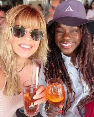Kimberly Caldwell Instagram - Paris Couture Fashion Week 🇫🇷 Shopping, sipping, “working”, discovering, and exploring with @tune2tunde @nike