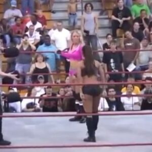 Kimberly Dawn Davis Instagram - That one time @gailkimitsme spit in my face for at TNA/UWF 😁
Happy birthday @gailkimitsme 🎂🎉
You have done more for #womenswrestling than you will ever know! Enjoy your special day special woman! 
❤️
This awesome #throwback match can be seen @highspots website 
.
.
.
#amberoneal #gailkim #tna #impactwrestling #prowrestling #happybirthdaygailkim #highspotswrestlingnetwork