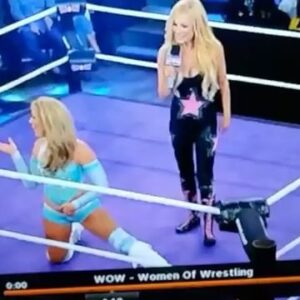 Kimberly Dawn Davis Instagram - #tagteamtuesday 
@wowsuperheroes #throwback when I was Babe and she was Star! Is #hollywood all that? @misslanaashleigh Lana Star?
🌟
#wowsuperheroes always allowed to show my range in characters! So fun! 
🎥
New episodes on CBS Saturdays but you can watch all seasons on @plutotv or WOW Superheroes #youtube channel 
.
#amberoneal #lanastar #womenofwrestling #beverlyhillsbabe