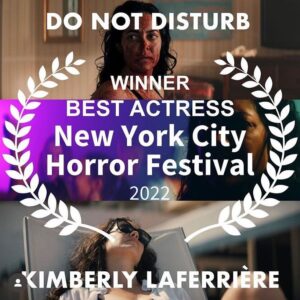 Kimberly Laferriere Instagram - 😱 Thank you! @newyorkcityhorrorfilmfest ! @do_not_disturb_movie @rogey_c @jainslie @rechna ! What a ride it has been and what a fun way to end the year! Thank you ! Thank you! Thank you! 🫀🫀