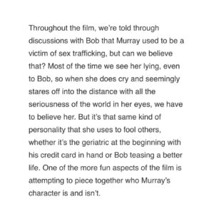 Kimberly-Sue Murray Instagram - Thank you Jeremy Werner at Moviehole.net for the flattering review. 

Couldn’t have done it without my director, Corey Stanton, leading the way!