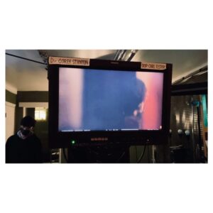 Kimberly-Sue Murray Instagram - BTS from our 12 day shoot in a basement! (1 day in studio)

Slide 1-9
1. We shot all the mind sequences on our last day, on a stage. 
2. Eyeball close-ups.
3. Raging in all its glory.
4. Slow-mo mushroom cut.
5. She cleans up good.
6. @sbzgaert who plays Carson Colt and our writer/director @coreystanton11 !! Love these two.
7. Joker vibes.
8. Playing with paint.
9. Our studio team.

#indie #feature #paychologicalthriller #thriller #TRADER #filmset #canadian #actor #behindthescenes #setlife