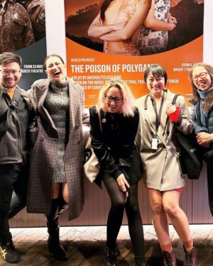 Kimie Tsukakoshi Instagram - Happy snaps* from the past few Poisonous months @sydneytheatreco and @laboitetheatre ❤️ Miss you all already 

Thank you to everyone who has been a part of this wild ride! A special thank you to @corkycats and @anchulifeliciaking, it’s been such a joy to play in this world.

*I’m terrible at remembering to take photos, so I’ve mostly stolen these. TY @domopipi @shanreetan @mrbenjaminlaw @ninamarjanac 😅