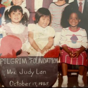 Kimrie Lewis Instagram - Thank you for all the birthday love & wishes! Or as my 6 month old says: “Bwahhpuh pwah!”. 💕 S/o to @banbanjovi for the throwback pic 🧁