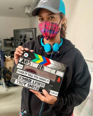 Kimrie Lewis Instagram - Last year, I wrote & directed a short film based on my true story— how, in order to make it as a black actress in Hollywood, I had to first take on the role of a white guy. Tomorrow (July 25) this film premieres at @lashortsfest. With no studio funding (and during a pandemic yall!) a group of us came together to make a project that I’m so proud of.  In the spirit of independent filmmaking, and with our unions now on strike, this story feels more timely than ever. We hope you can join us tomorrow. Shout out to our amazingly talented & kind-hearted cast & crew for saying yes to making this with me. I’m forever grateful. 🙏🏾

@soulglowgirl @skyetownsend @celihangout @tarzannoz @sullivannicole @michaeljfeldman @troysmith323 @christina.sahakian @scott.t.sudduth @garykordan @chokingonmedia @embreetheory @heatherpain @kt_chandler @robinfusco @annalaclergue @itscynthruiz @daliasbeltran @ihearsteve @hvzero @hvizzle @mybfactor @augustinemelendez @powellsound @goodwitchrich & so many more 🙏🏾🙏🏾🙏🏾 #femalefilmmakers