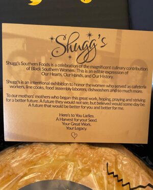 Kirsten Nelson Instagram - This. Was. So. Good. Thank you @shuggsfoods for including us in this sweet sweet delight for the Thanksgiving holiday!! And thank you @peacocktv for supporting this local woman-owned business!! And BTW, I love my cast mates. 💚 We are so freaking cute... #ThisIsGus @psychpeacock