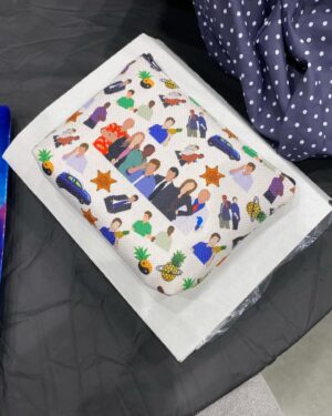 Kirsten Nelson Instagram - Thank you Day 2 #galaxyconokc! The past 24 hours have been a gift. Thank you for the podcast. The panel. The signings. The patches (I see you #StillwaterPolice!). The bracelets. The books. The crochet pineapples. Thank you for sharing the laughter and the tears and the joyful stories  and your whack-a-doodle tshirts. I truly dig you OKC. Until next time… 💚🍍💚
