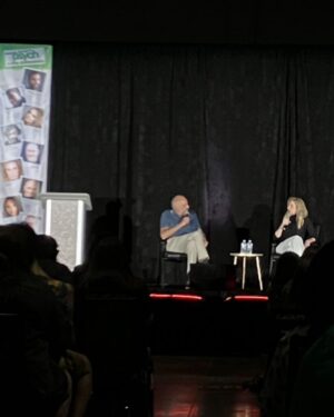 Kirsten Nelson Instagram - One. Week. Later…💚🍍💚
Thank you PsychOs. Truly. To say that you surpassed our expectations for the first ever #PsychCon is an understatement. We heard it couldn’t be done. It shouldn’t be done. Why bother with something that’s so long in the tooth, that doesn’t pull in new fans, that has a ‘blue sky’ message that isn’t edgy??

Thank you for proving “them” wrong. New fans discover our little show yearly! Comedy and levity is always a salve for weary hearts! And ‘blue skies’ has proven time and again that being nice can be a super power!!

I still am feeling immensely grateful and thankful and awed by your stories, your questions, your tales of love and loss, and your powerful messages of friendship and hope. I am humbled that you’ve accepted this cast into your lives. I will wear the beads, use the keychains, joyously laugh with the hand-written messages and hand-drawn art!! And I will vow to stand strong and remind myself to take up space. ❤️

This dedicated Con is not the last - and we’ll bring the pineapple dazzle and stretch the next time! Thank you, #PsychOs!!! You are the BEST!!! Now where do I sign up for #Psych4… 
💚🍍💚