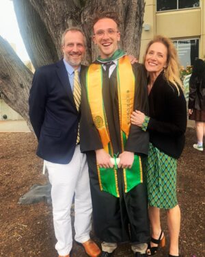 Kirsten Nelson Instagram - Hard to believe we’re here…

This past weekend @notmrcalabrese and I celebrated the Summa Cum Laude graduation of our son as an Architecture Major/Design Minor from the University of San Francisco! Through thick and thin, hills and valleys, heartbreaking loss and uplifting renewal, the past four years have ultimately been a triumph. College during a worldwide pandemic was certainly a different experience but being surrounded by these young people already taking on the world filled my heart anew. Proud merely kisses the surface of emotions I have for this young man. Here’s to a bright future FULL of possibilities!! 

And props to (possibly) Mark Twain because my GOD it’s true:
“The coldest winter I ever had was a summer in San Francisco.”