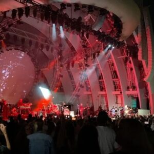 Kirsten Nelson Instagram - All around me were familiar faces…

Hollywood Bowl. 8/2/23. 
I am forever grateful to surprising friends I have met along my way. This night was a gift. A joy. A reunion. A celebration of such amazing music and talent that moments left me grabbing my friends in a shared understanding of experience. It was simply awesome. Thank you, Tears, because OH MY GOD THIS CONCERT WAS SO GOOOOOD!!!

P.S. you know you can finish the next line in the video… 😎