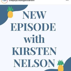 Kirsten Nelson Instagram - A new episode dropped with these WONDERFUL humans!! Honored to join @magslawslawson and @omundson for another episode of their amazing podcast where we talk auditions, birthing and connecting with your fellow actors with maybe a sparkle. Because you want to be in on the Mr. & Mrs. Worldwide joke… Give a listen!!@thepsychologistsarein