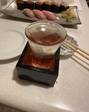 Kirsten Zien Instagram - Another day, another overflowing sake 🍶